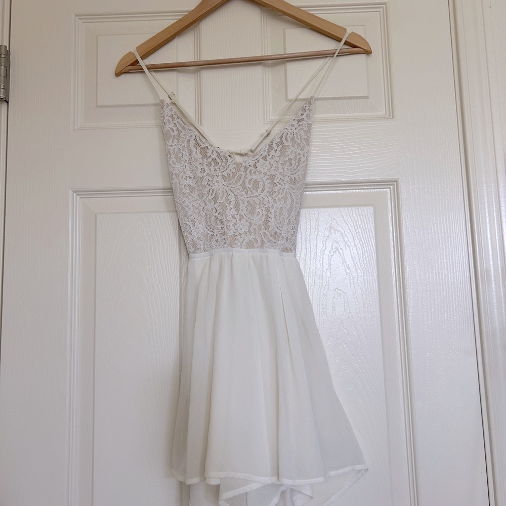 Windsor Cream Lace Detail Romper 🪞